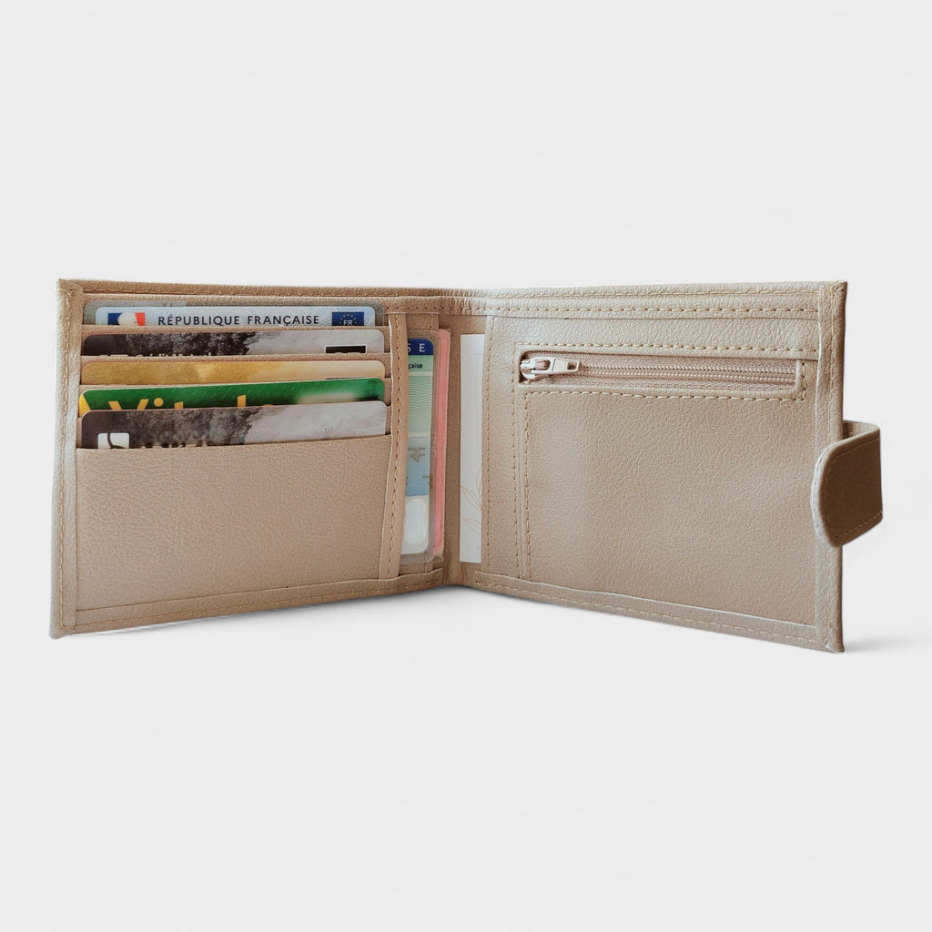 Portefeuille vegan en peau de pomme - Apple-skin Roman