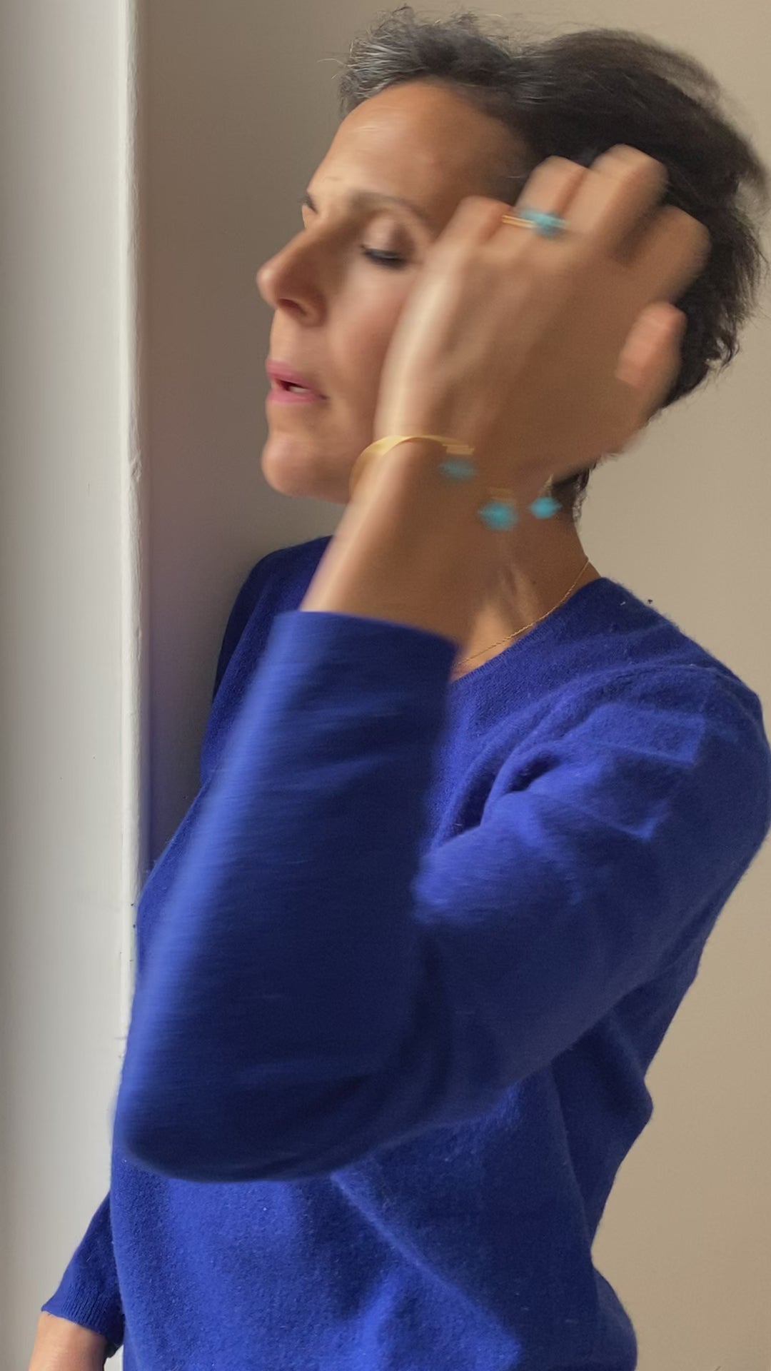 Geometric necklace with a Lego brick - Les Astucieuses