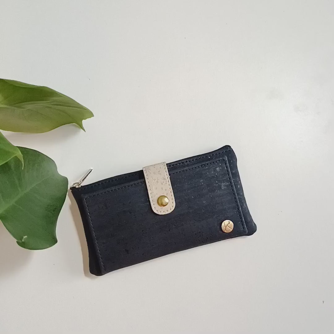 Lalie vegan cork wallet