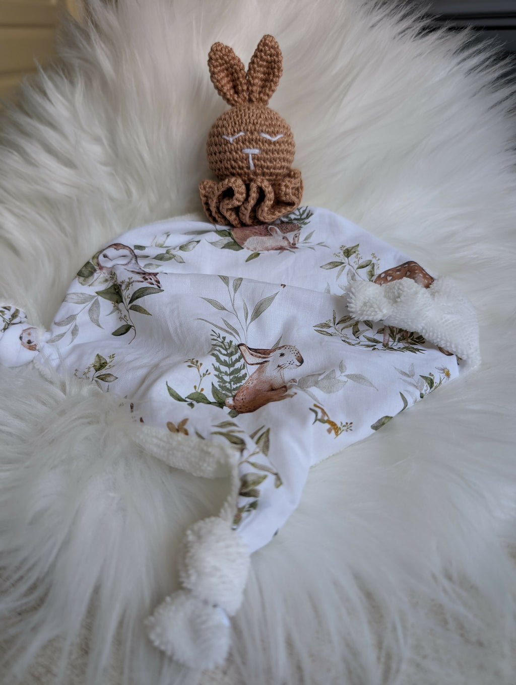 DOUDOU LAPIN FORET BEIGE