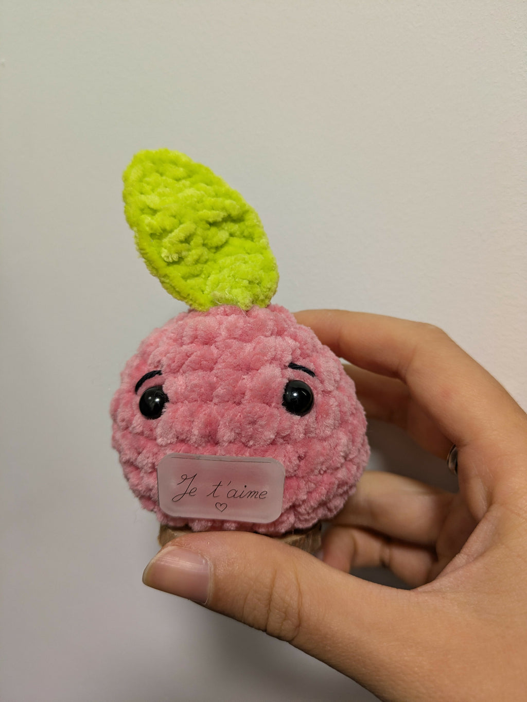 soft cuddly toy with a positive message
