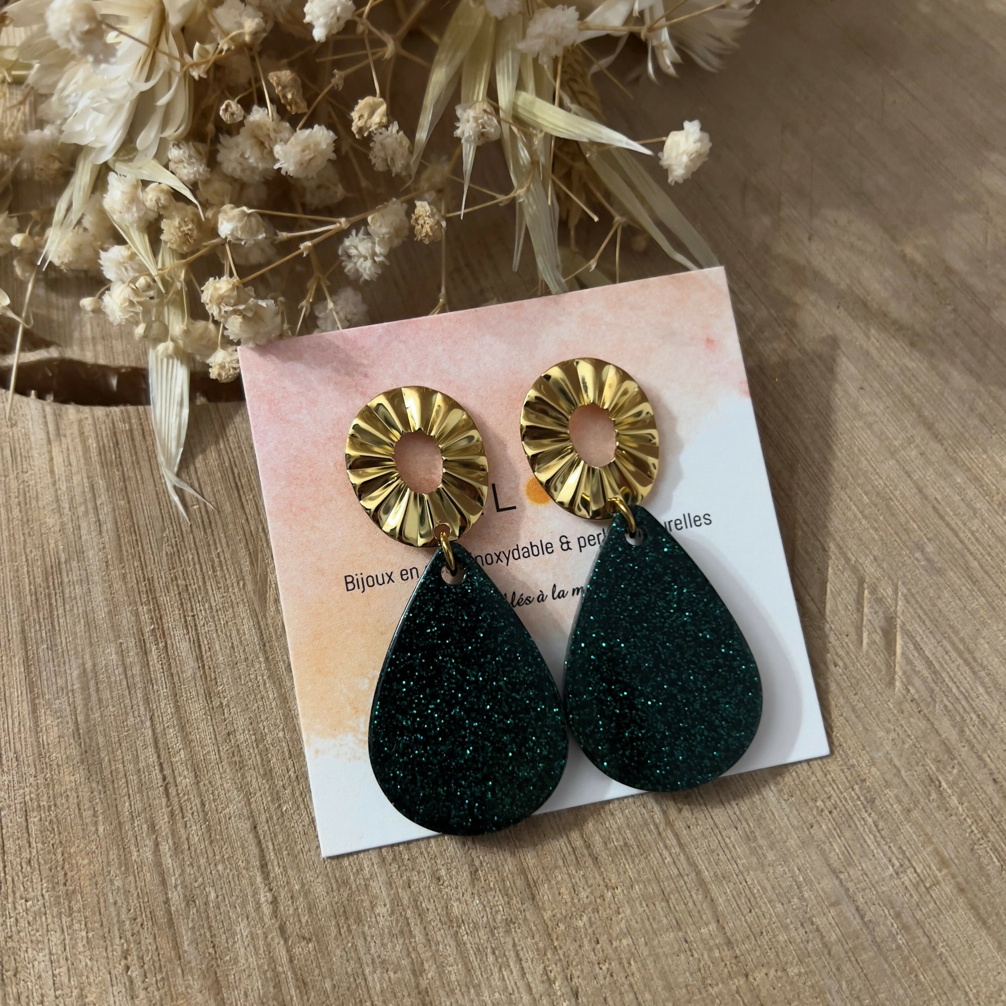paillettes vertes