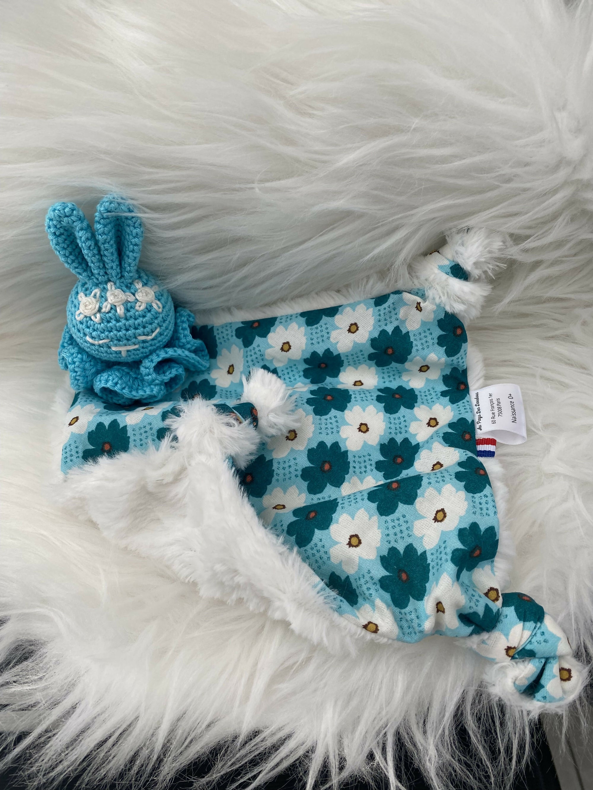 LAPIN VINTAGE BLEU
