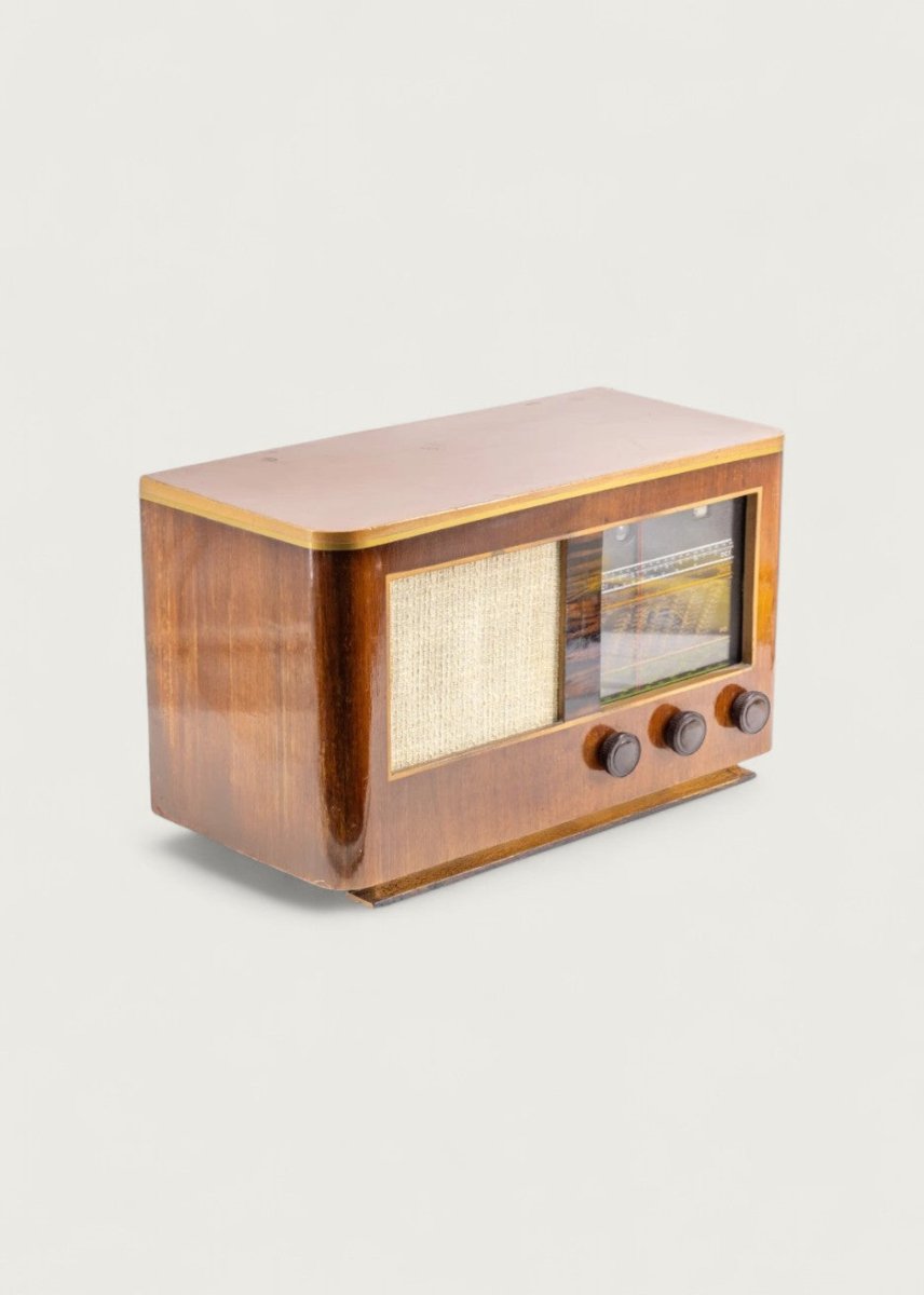 Radio Bluetooth Artisanale Vintage 40’S - enceinte - connectée - design - haut - de - gamme - vintage - prodige - radio