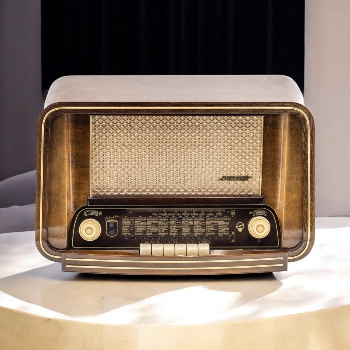 Radio Bluetooth Blaupunkt Vintage 50’S enceinte connectée bluetooth haut de gamme prodige radio vintage design