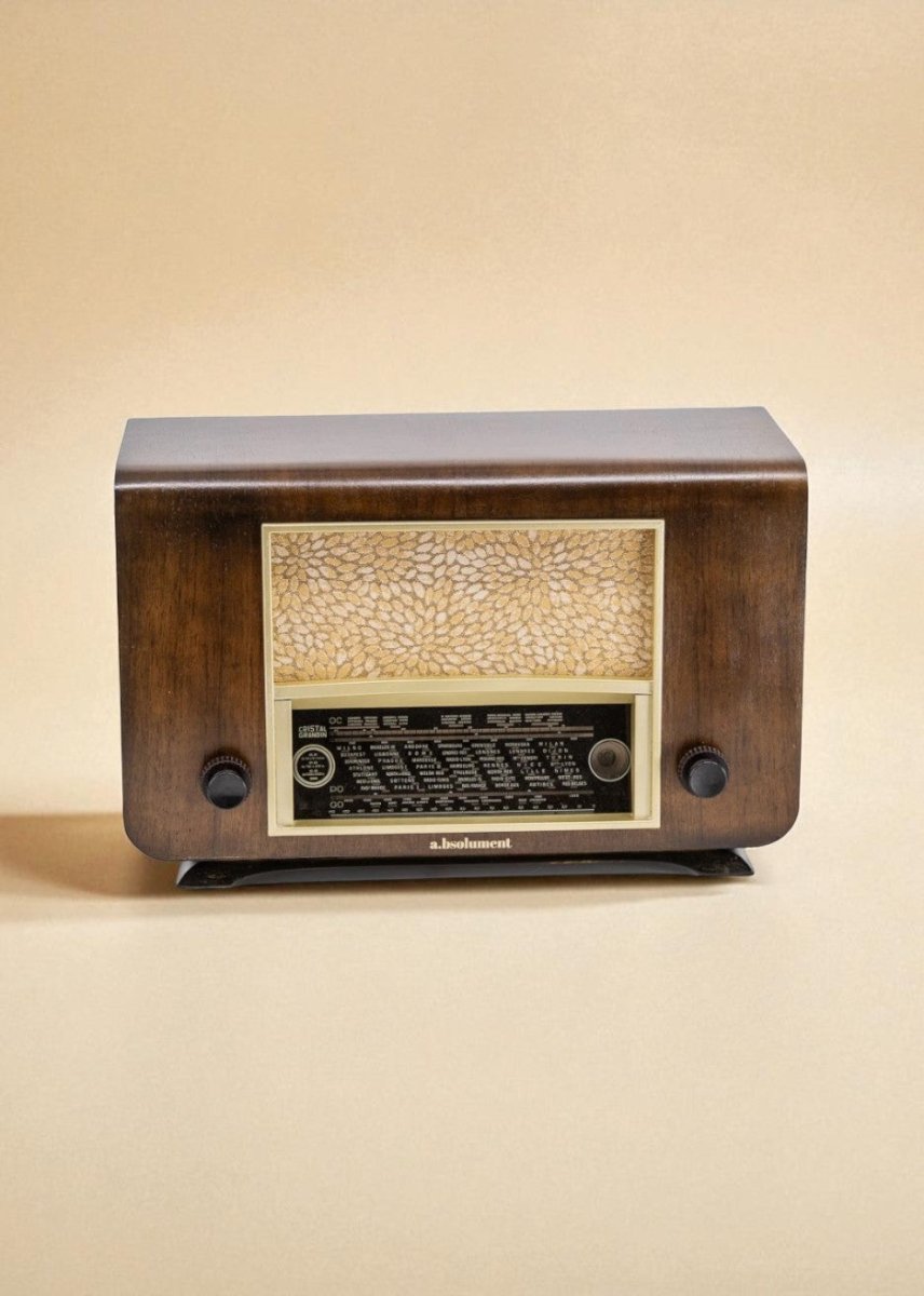 Radio Bluetooth Cristal Grandin Vintage 50’S - radio - vintage - bluetooth - tsf - absolument - dab - modernisation - retrofit