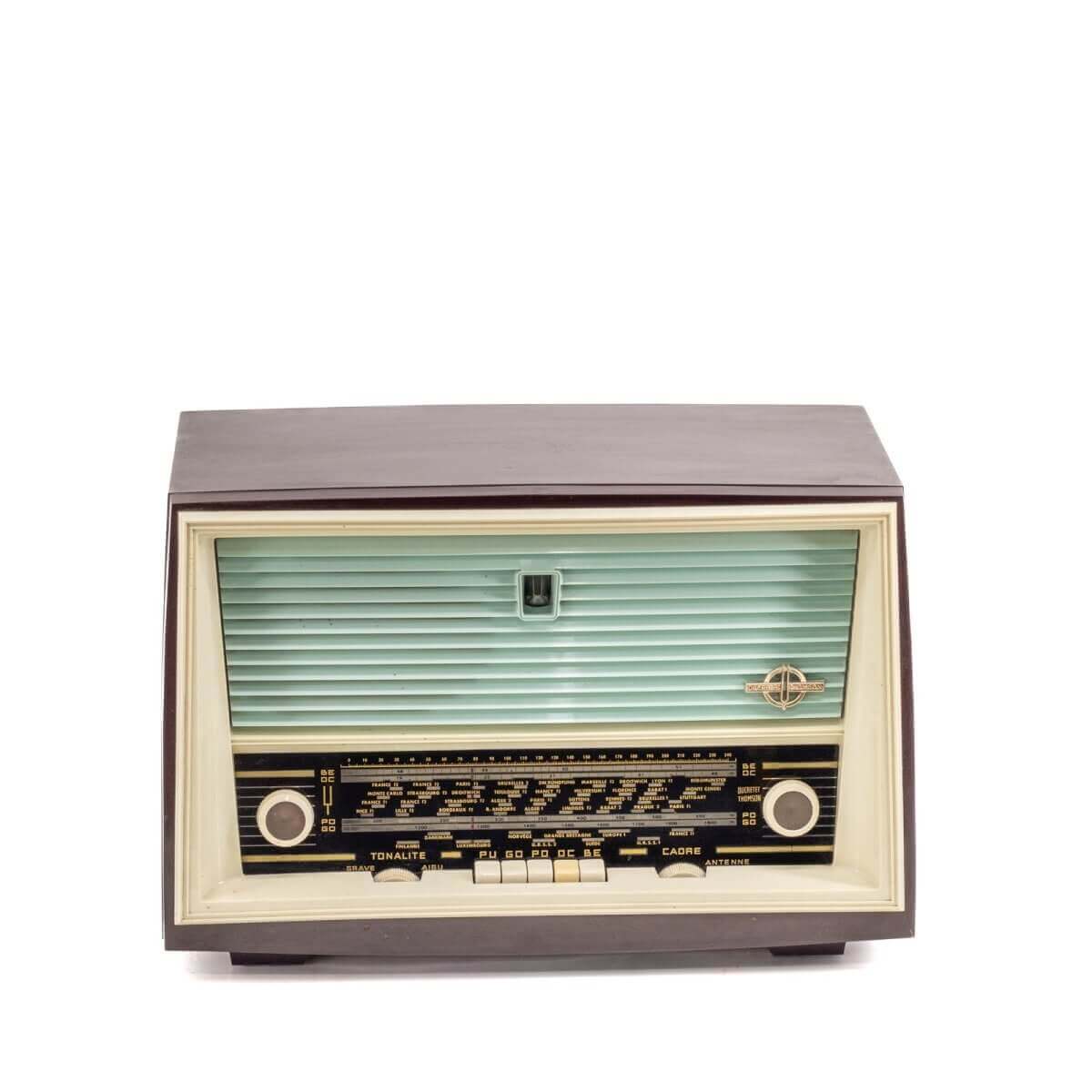 Radio Bluetooth Ducretet Thomson Vintage 60’S enceinte connectée bluetooth haut de gamme prodige radio vintage design