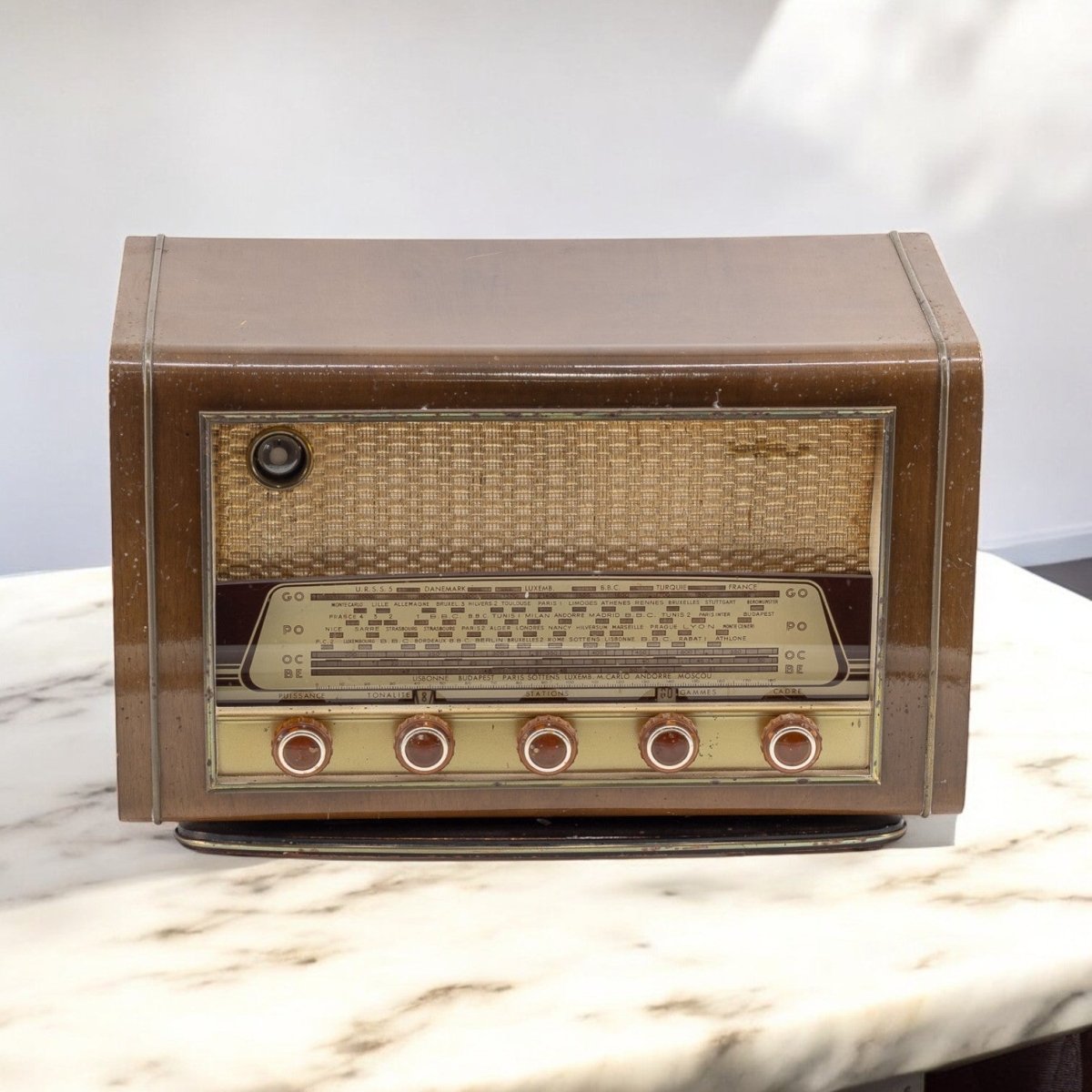 Radio Bluetooth Grammont Vintage 50’S enceinte connectée bluetooth haut de gamme prodige radio vintage design