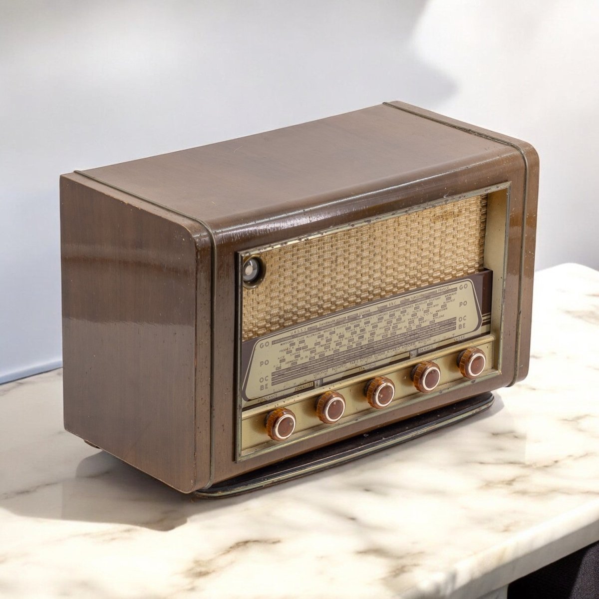 Radio Bluetooth Grammont Vintage 50’S enceinte connectée bluetooth haut de gamme prodige radio vintage design