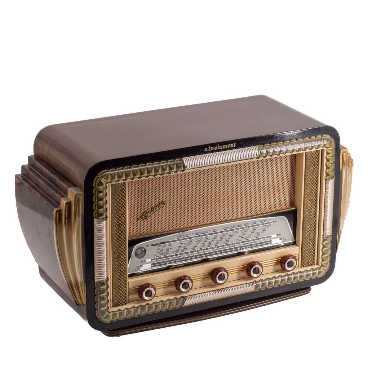 Radio Bluetooth Oceanic Vintage 50’S enceinte connectée bluetooth haut de gamme prodige radio vintage design