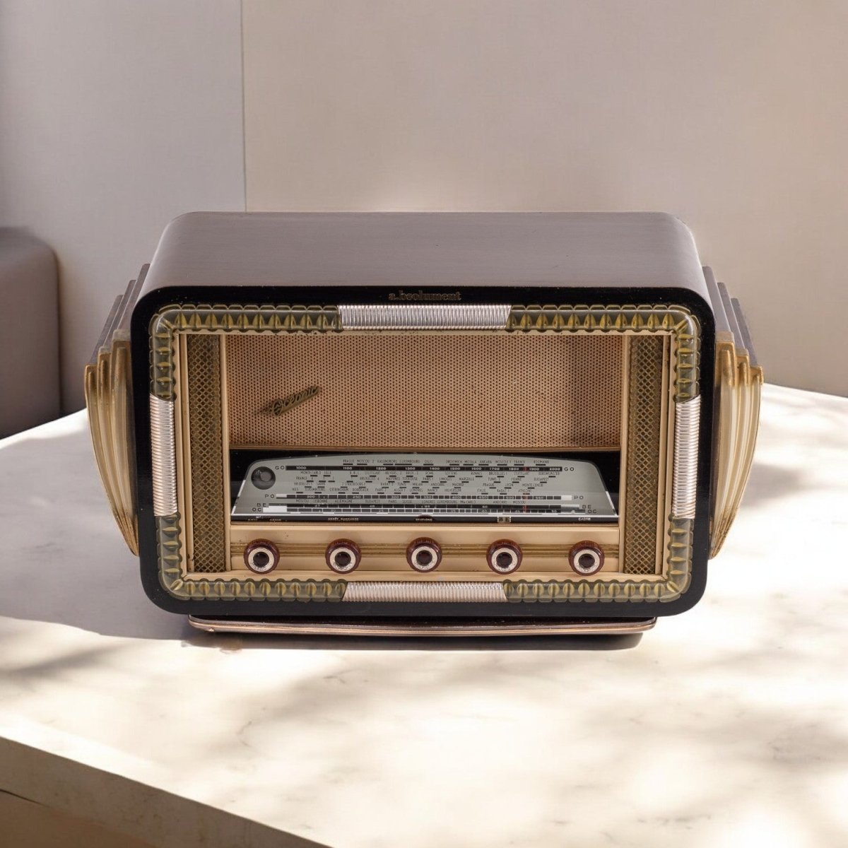 Radio Bluetooth Oceanic Vintage 50’S enceinte connectée bluetooth haut de gamme prodige radio vintage design