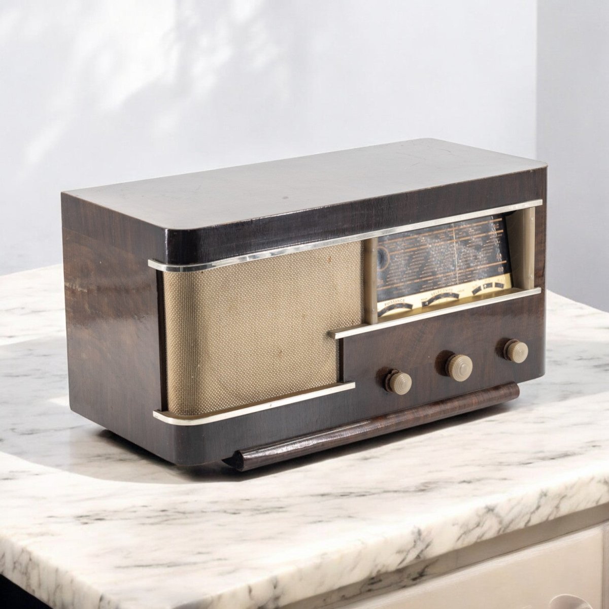 Radio Bluetooth Ondia Vintage 40’S enceinte connectée bluetooth haut de gamme prodige radio vintage design