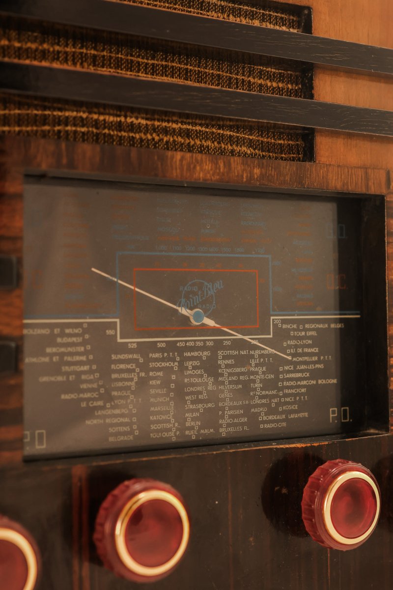 Radio Bluetooth Point Bleu Vintage 40’S - radio - vintage - bluetooth - tsf - absolument - dab - modernisation - retrofit