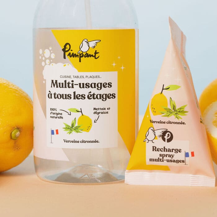 Bouteille et recharge multi-usages