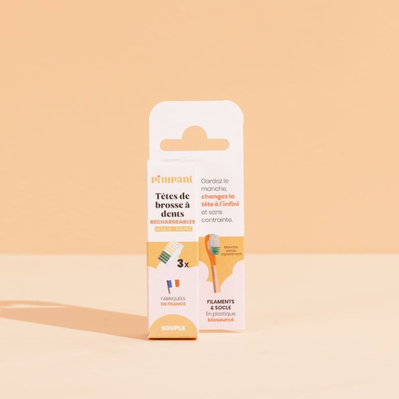 Têtes de Brosse à Dents (x3) (poils souples)
