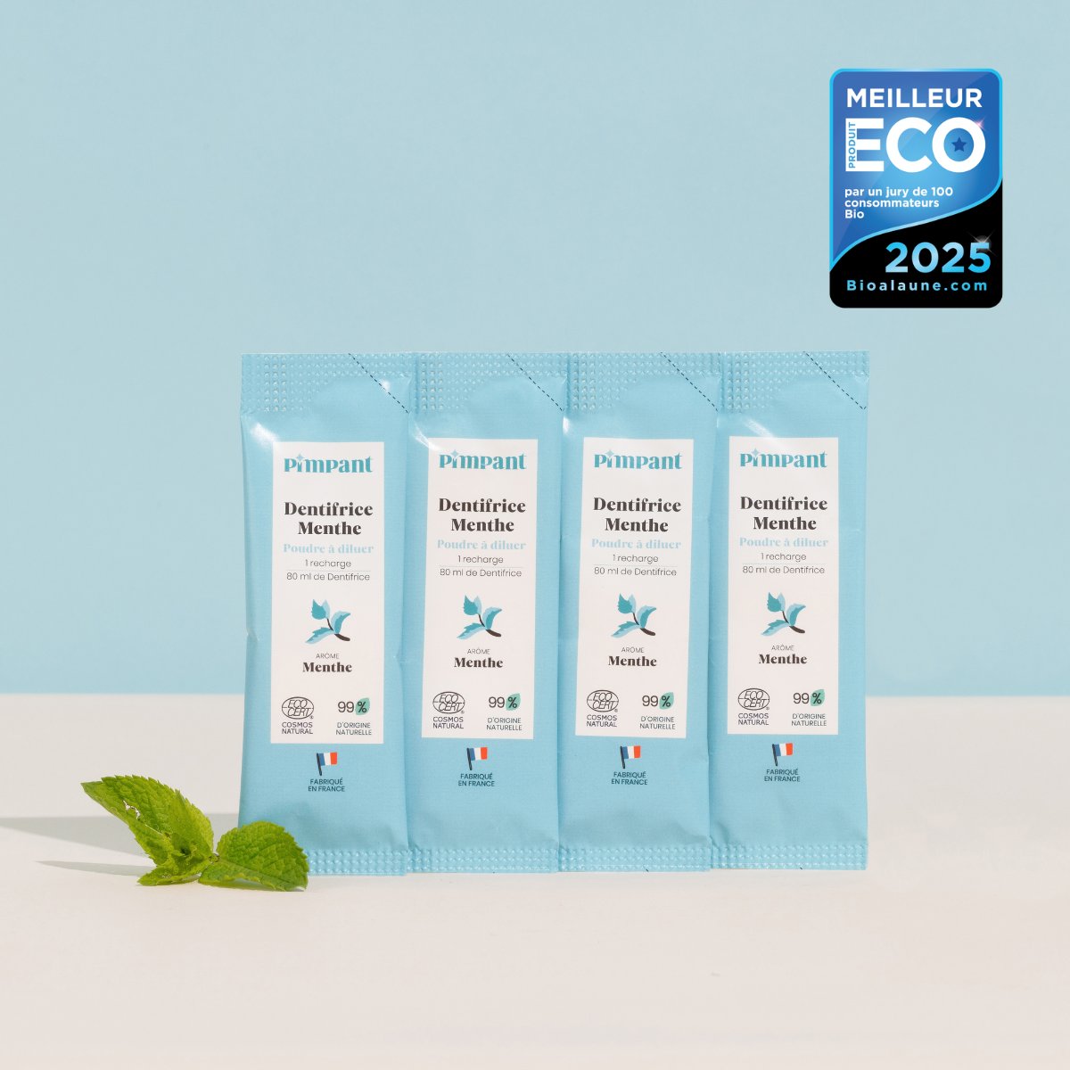 4 Recharges Dentifrice Menthe (-20%)