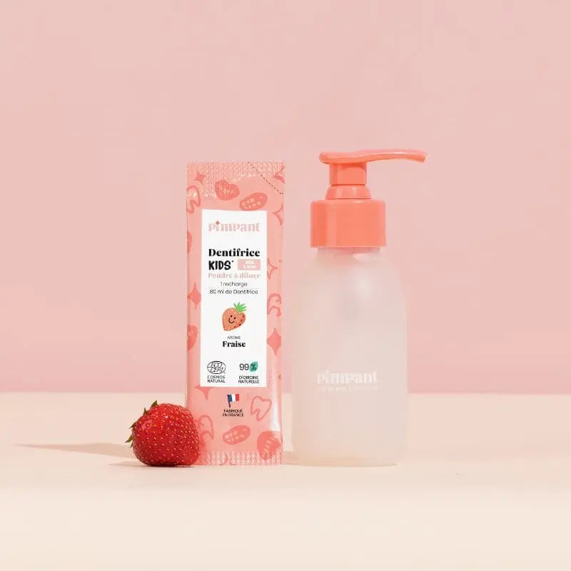 Kit Dentifrice Kids Fraise