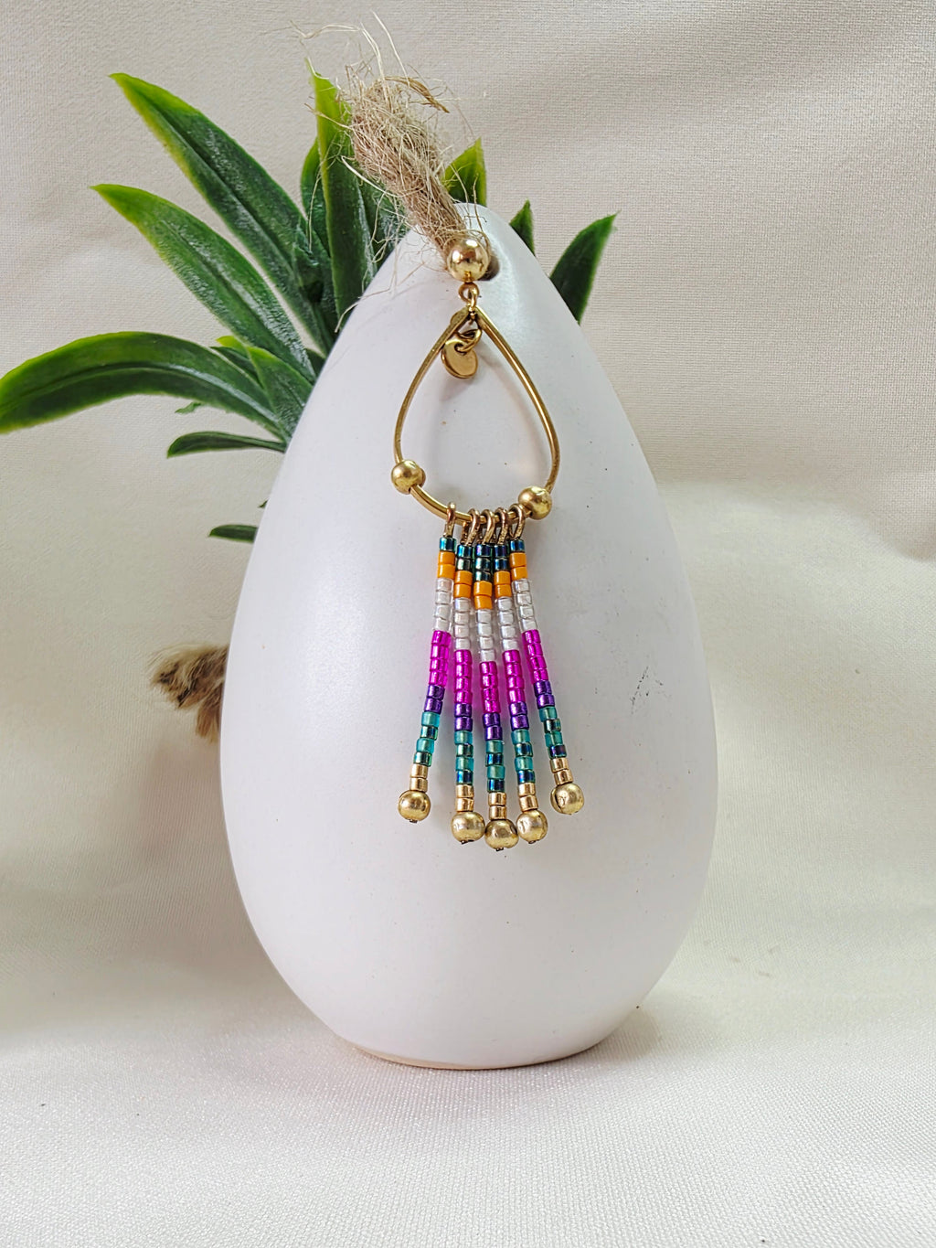 Boucles d’oreilles à Franges