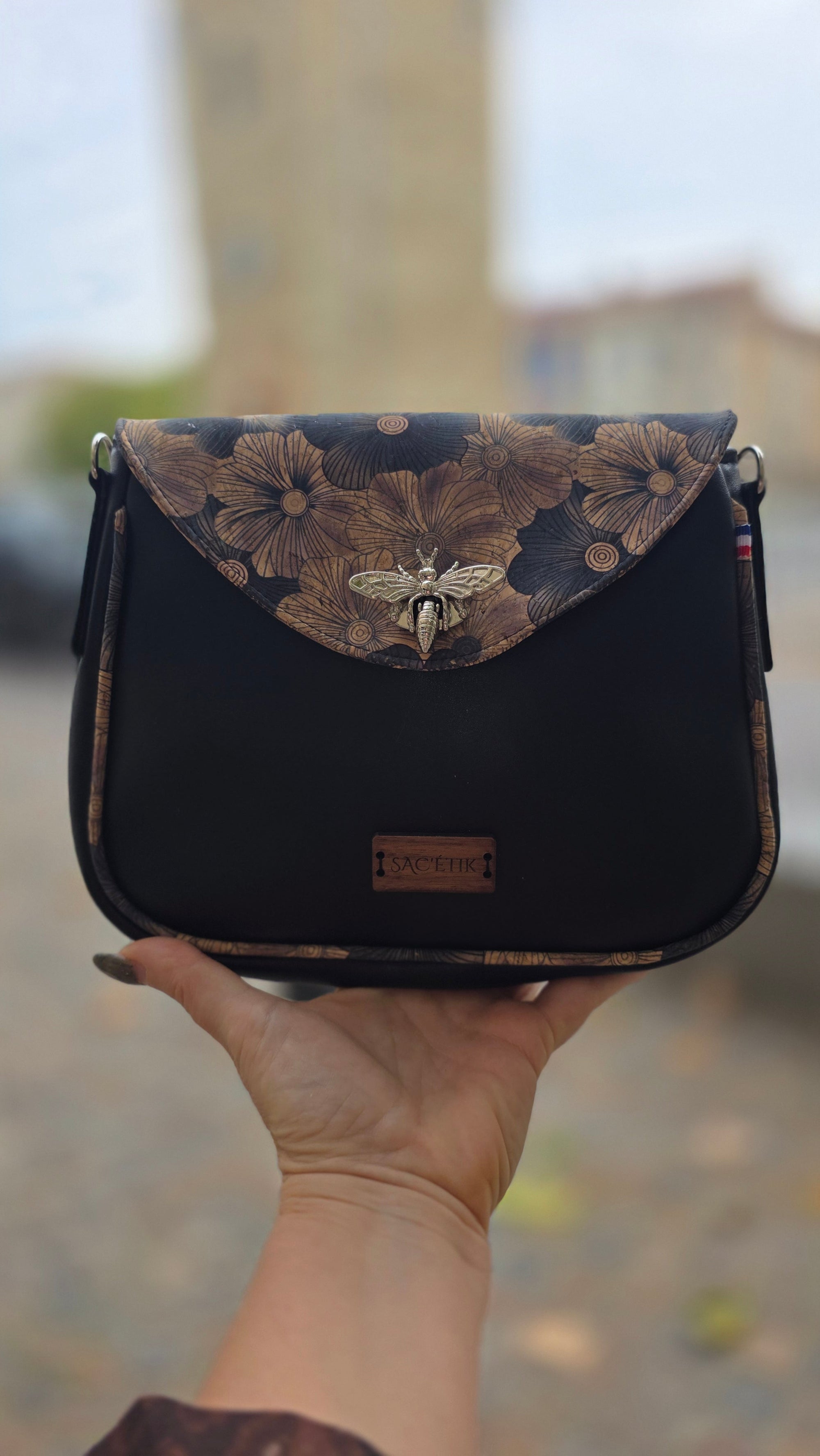 Sac Camelia Cactus et Liège