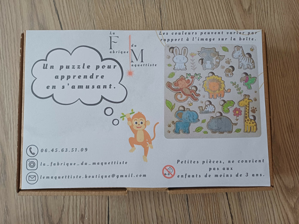 Puzzle enfants savane