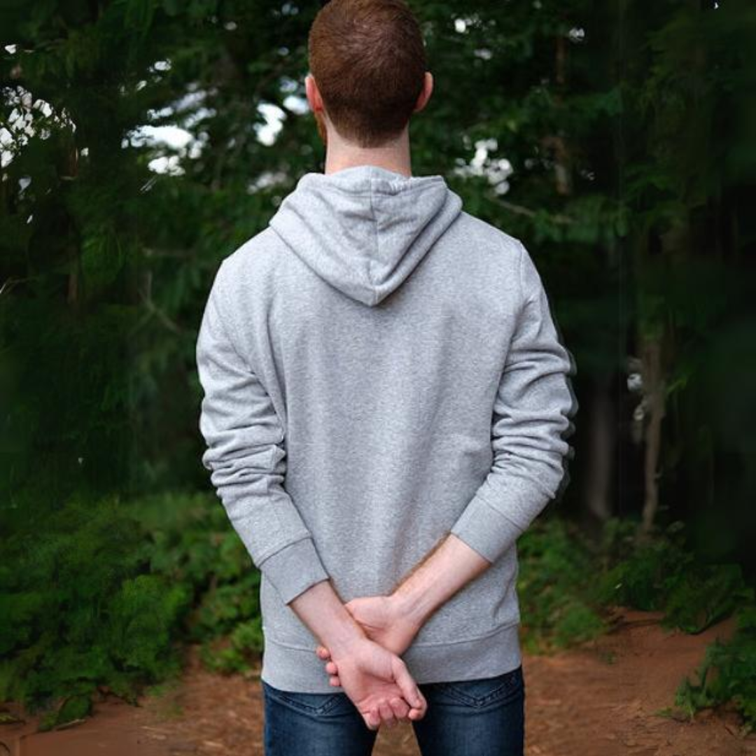 Sweat capuche mixte en coton bio | DESTOCKAGE