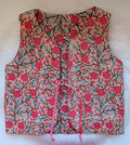 REVERSIBLE SHEPHERD'S VEST 4 to 6 years old pink Indian quilted