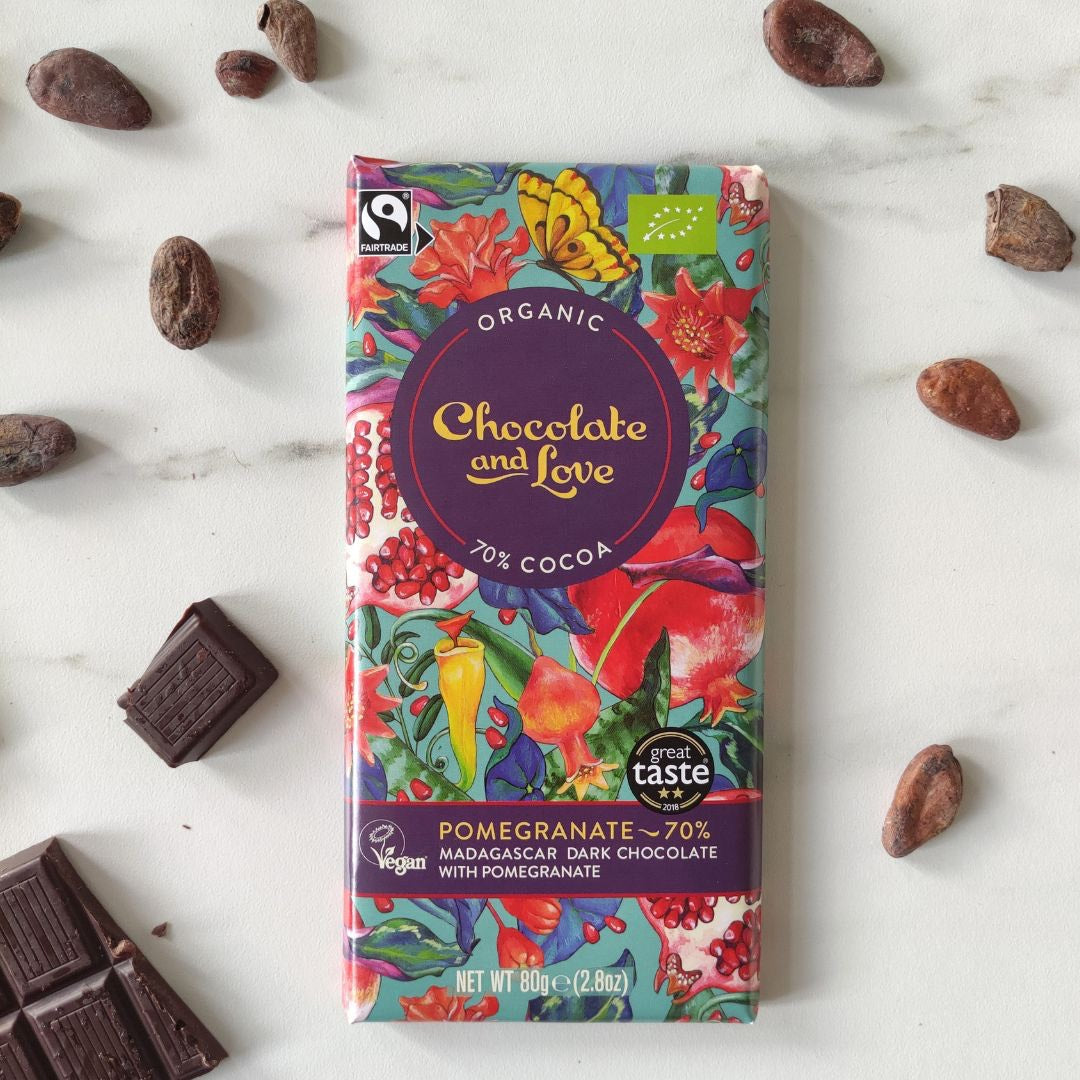 Tablette chocolat noir 70% grenade bio végan, chocolat madagascar, fairtrade, médaillé, meilleur chocolat, livraison chocolat