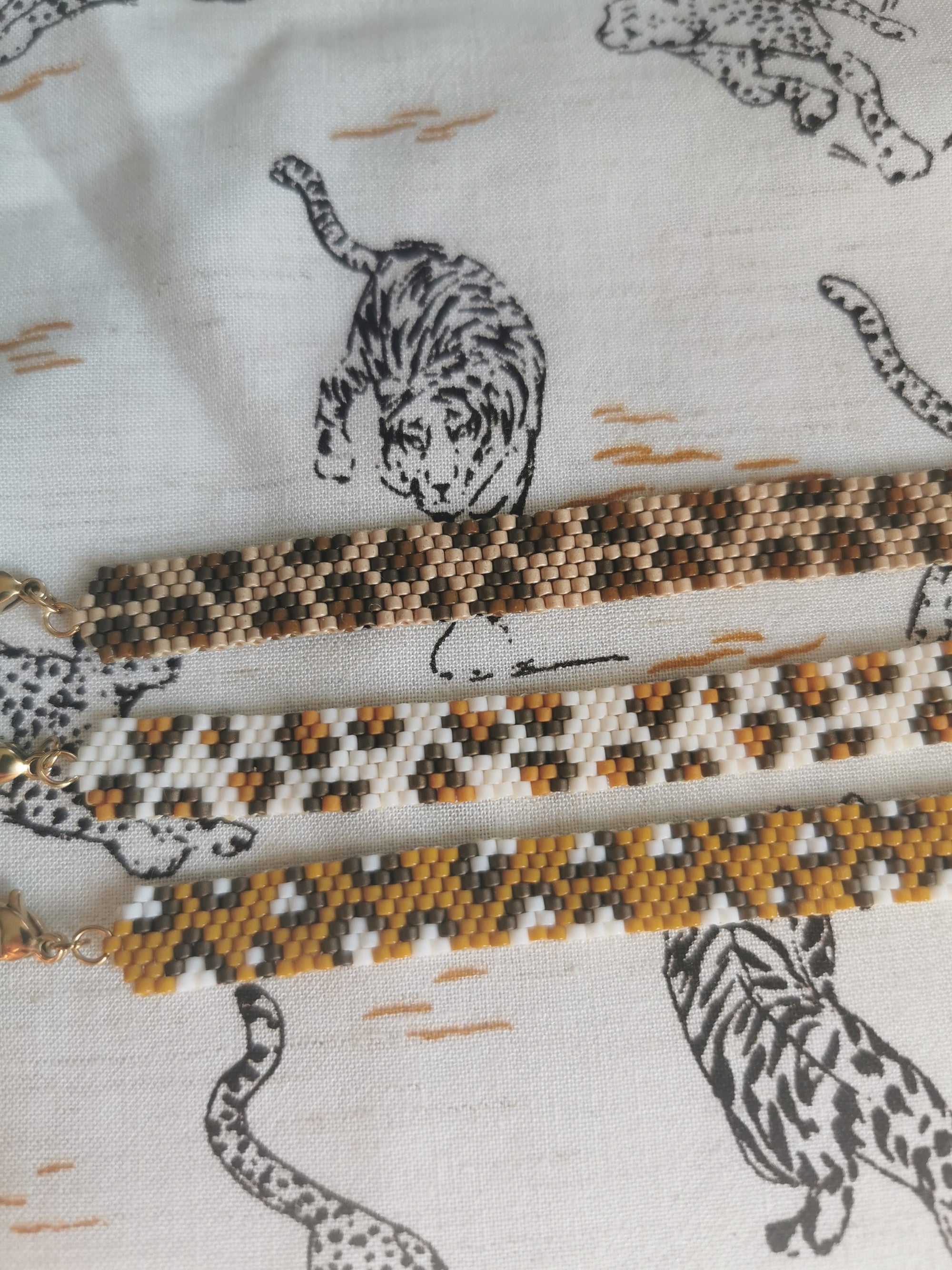 Bracelet GRaouh - motif léopard