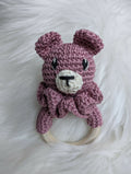 HOCHET bébé lapin bleu