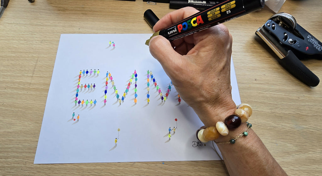 Dessin A4 Prénom (Cadre en option)