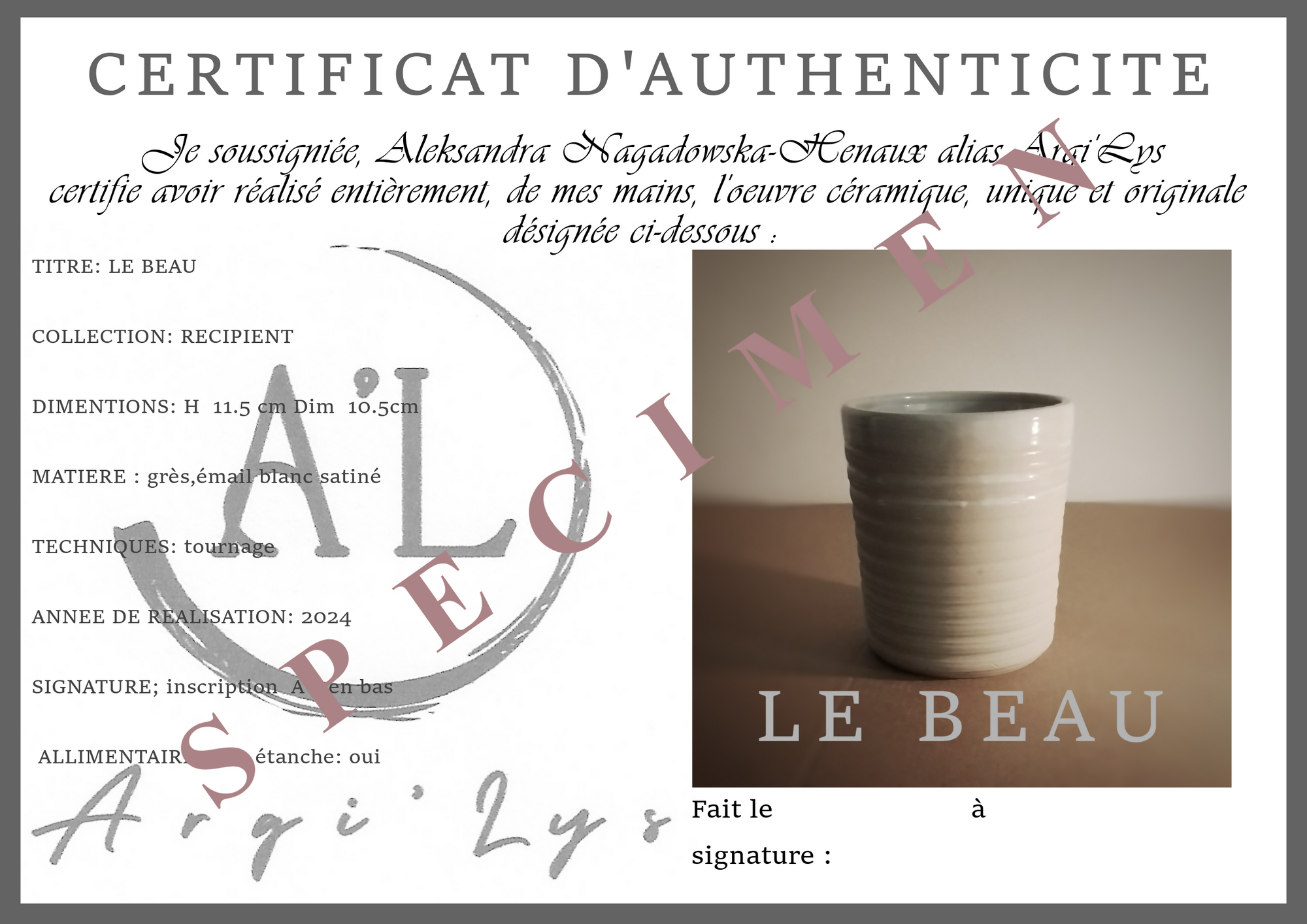 LE BEAU S