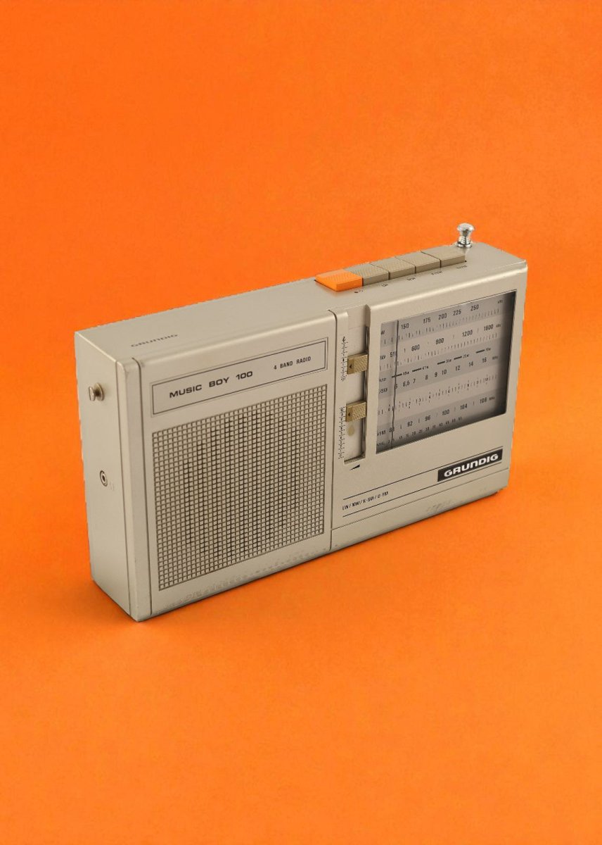 Transistor Bluetooth Grundig Vintage 70’S - radio - vintage - bluetooth - tsf - absolument - dab - modernisation - retrofit