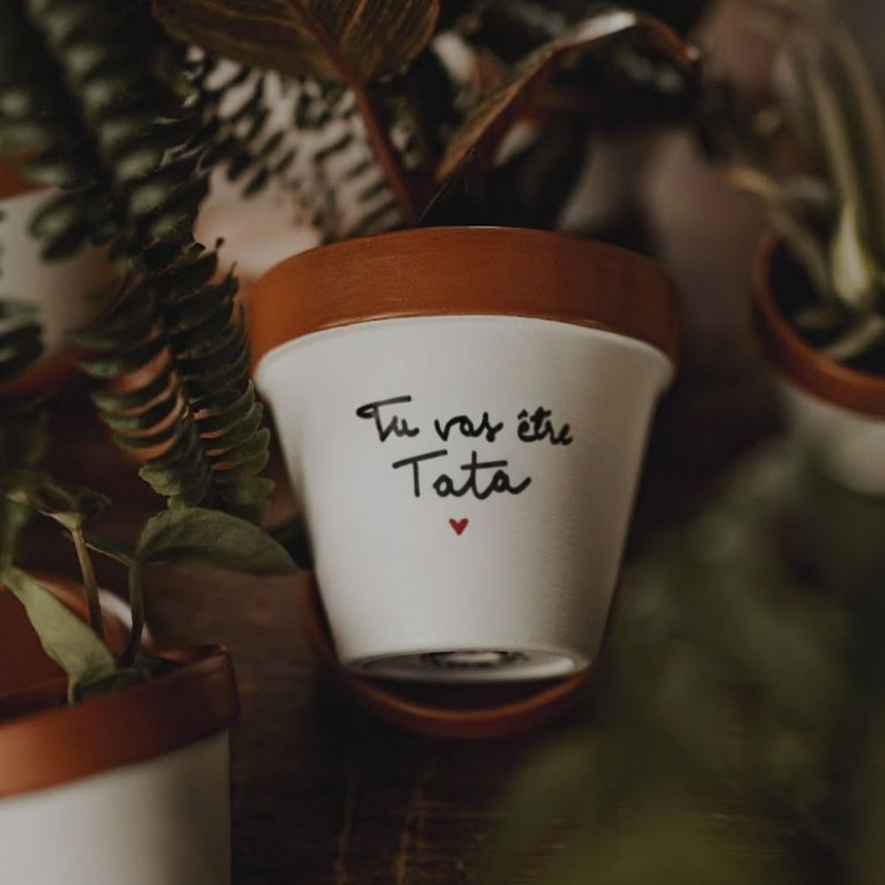 Pot de fleur Grossesse