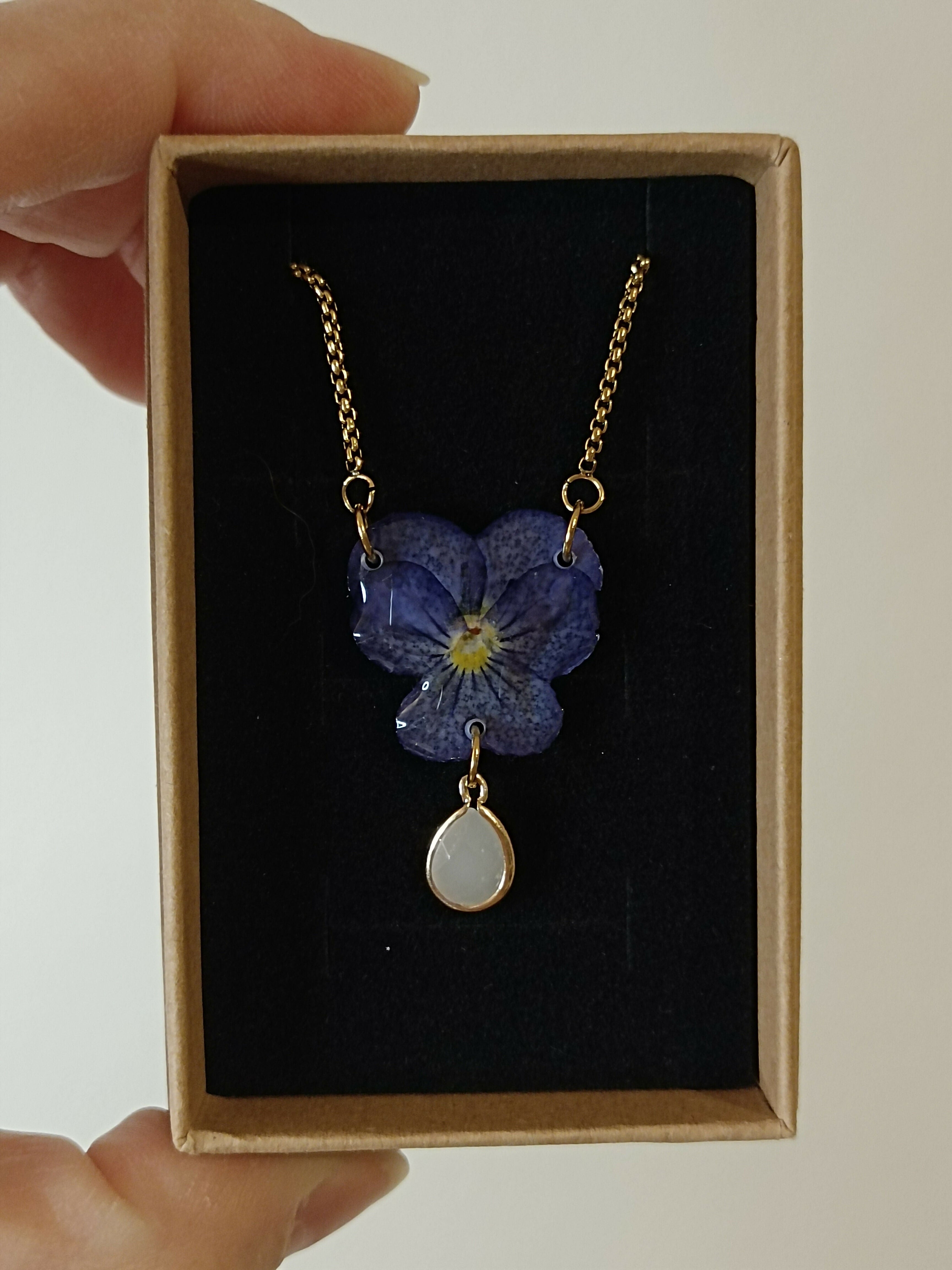 ME/CFS Necklaces Dried Flowers