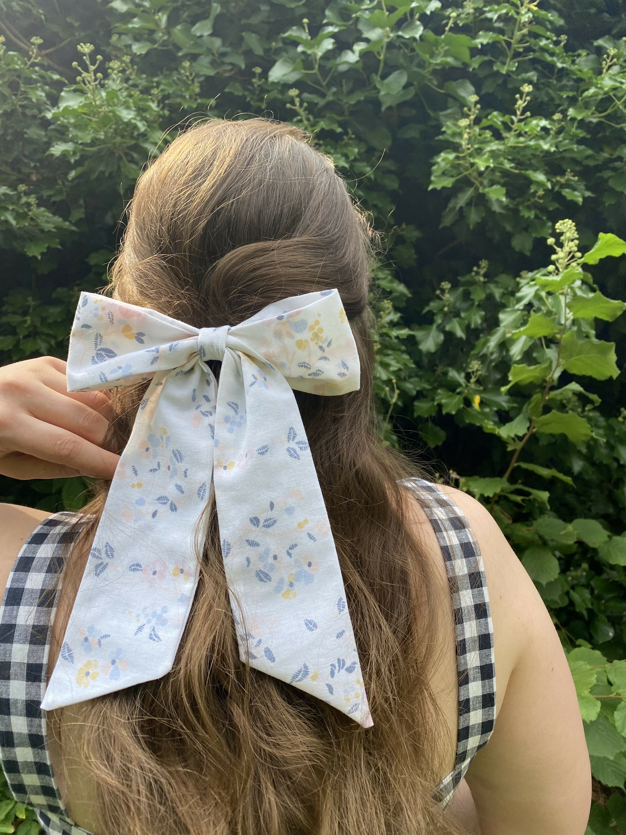 Catherine - Barrette Noeud upcyclée