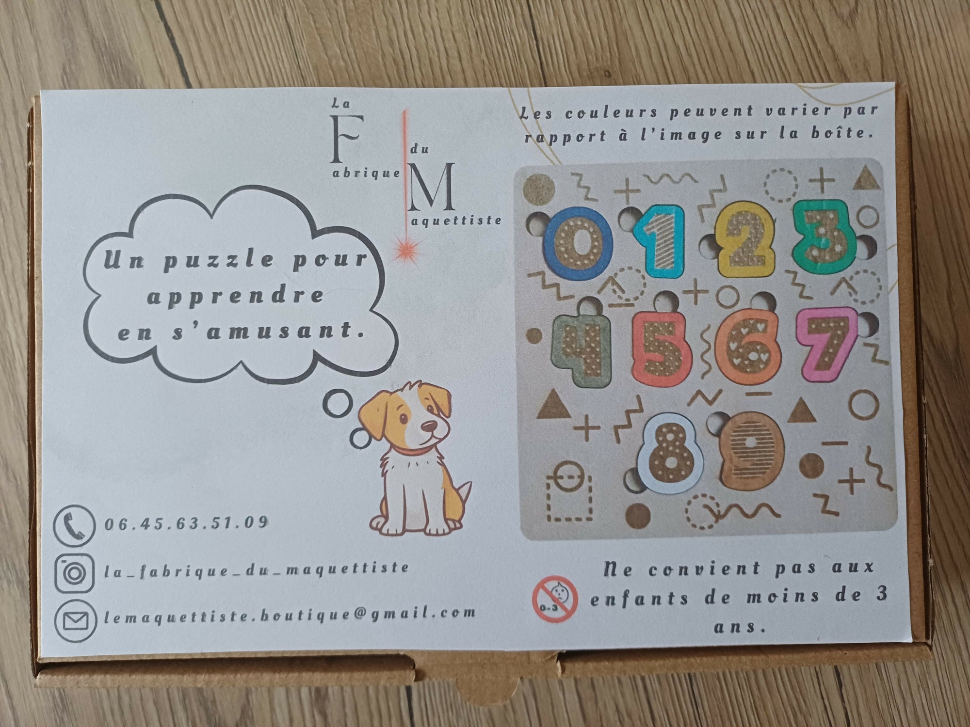Puzzle enfants chiffres