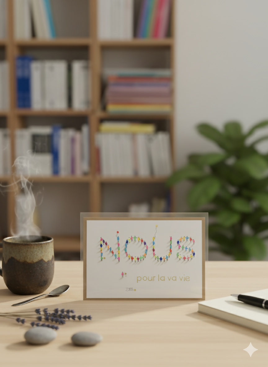 Carte Mots doux + Enveloppe Craft