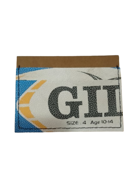 Porte-carte en ballon de Rugby 2 cartes