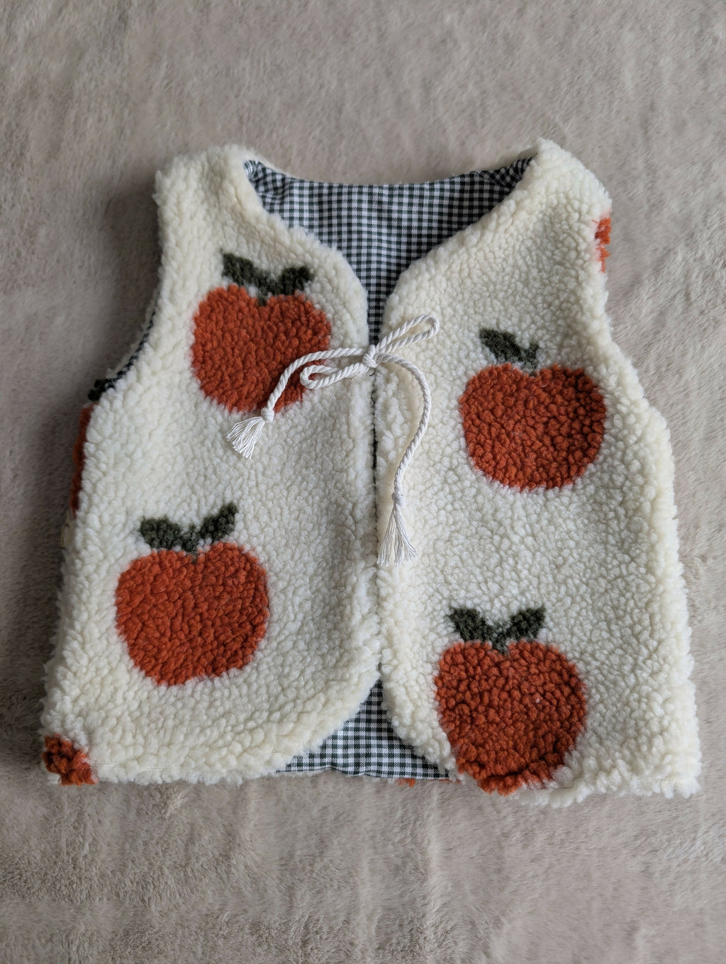 GILET DE BERGER Pommes 18ms -3 Ans