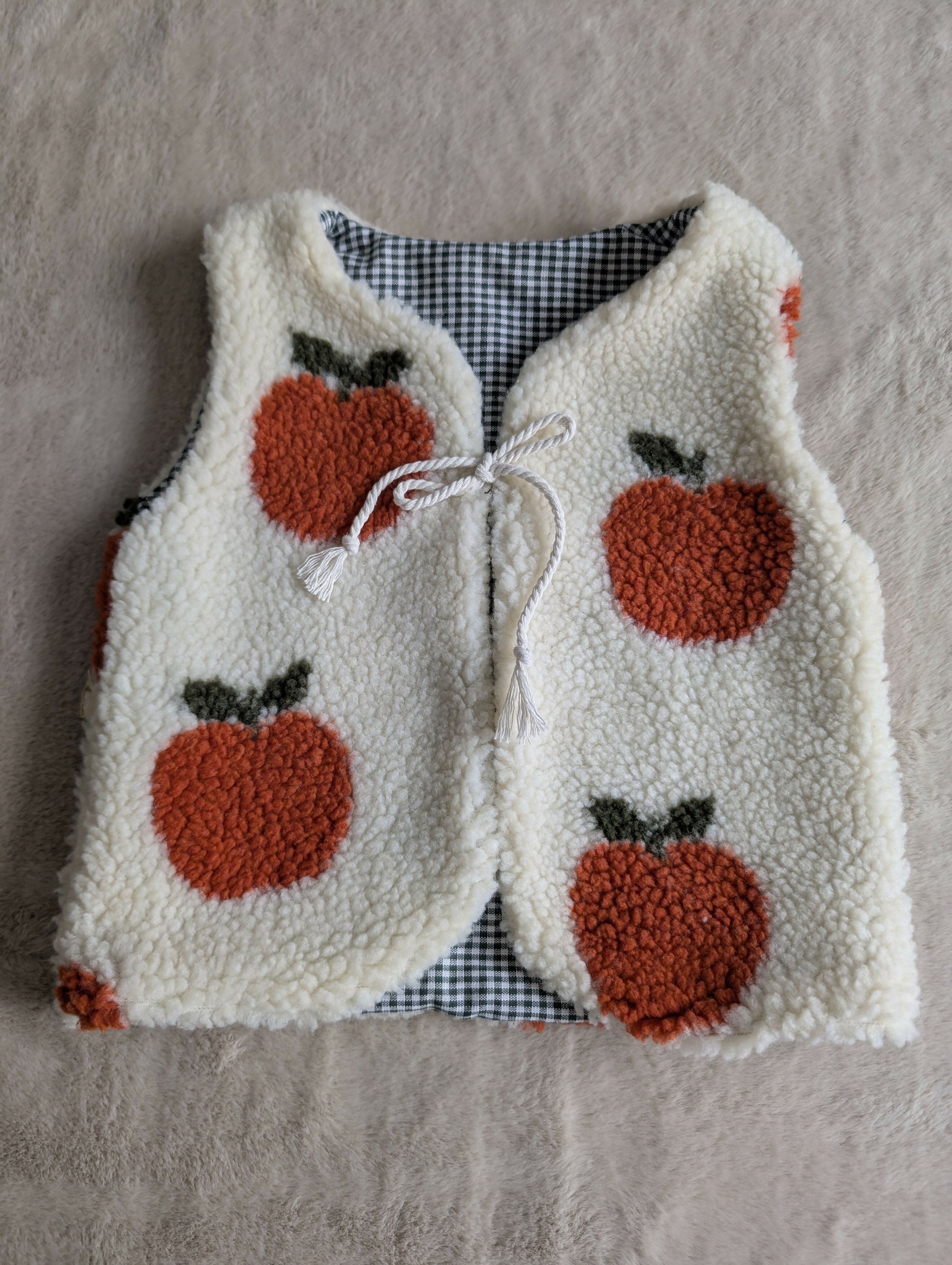GILET DE BERGER Pommes 18ms -3 Ans