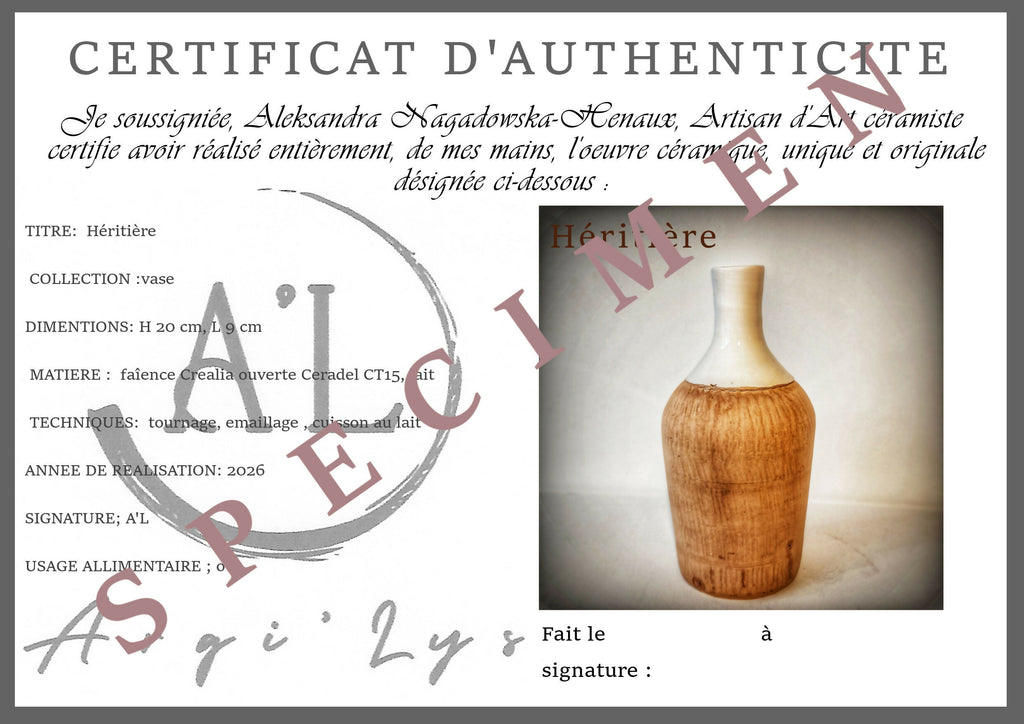 Vase Héritière