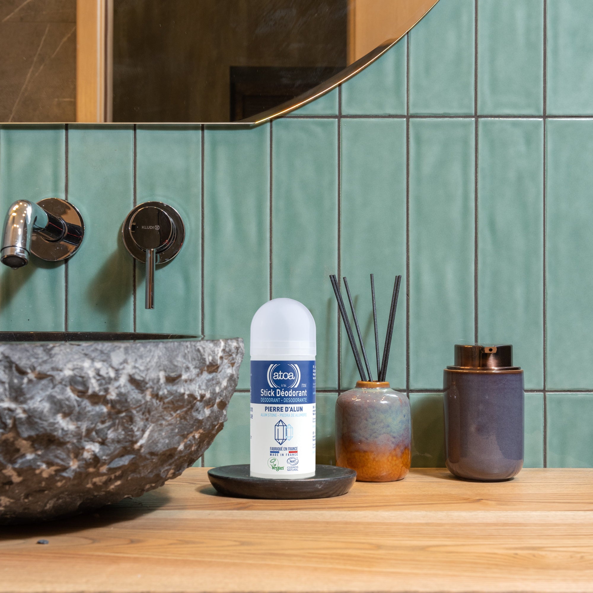 ATOA - Stick d'Alun déodorant certifié COSMOS NAT