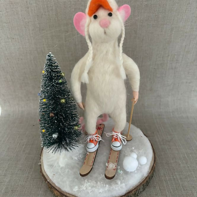 Mister Jingles au ski