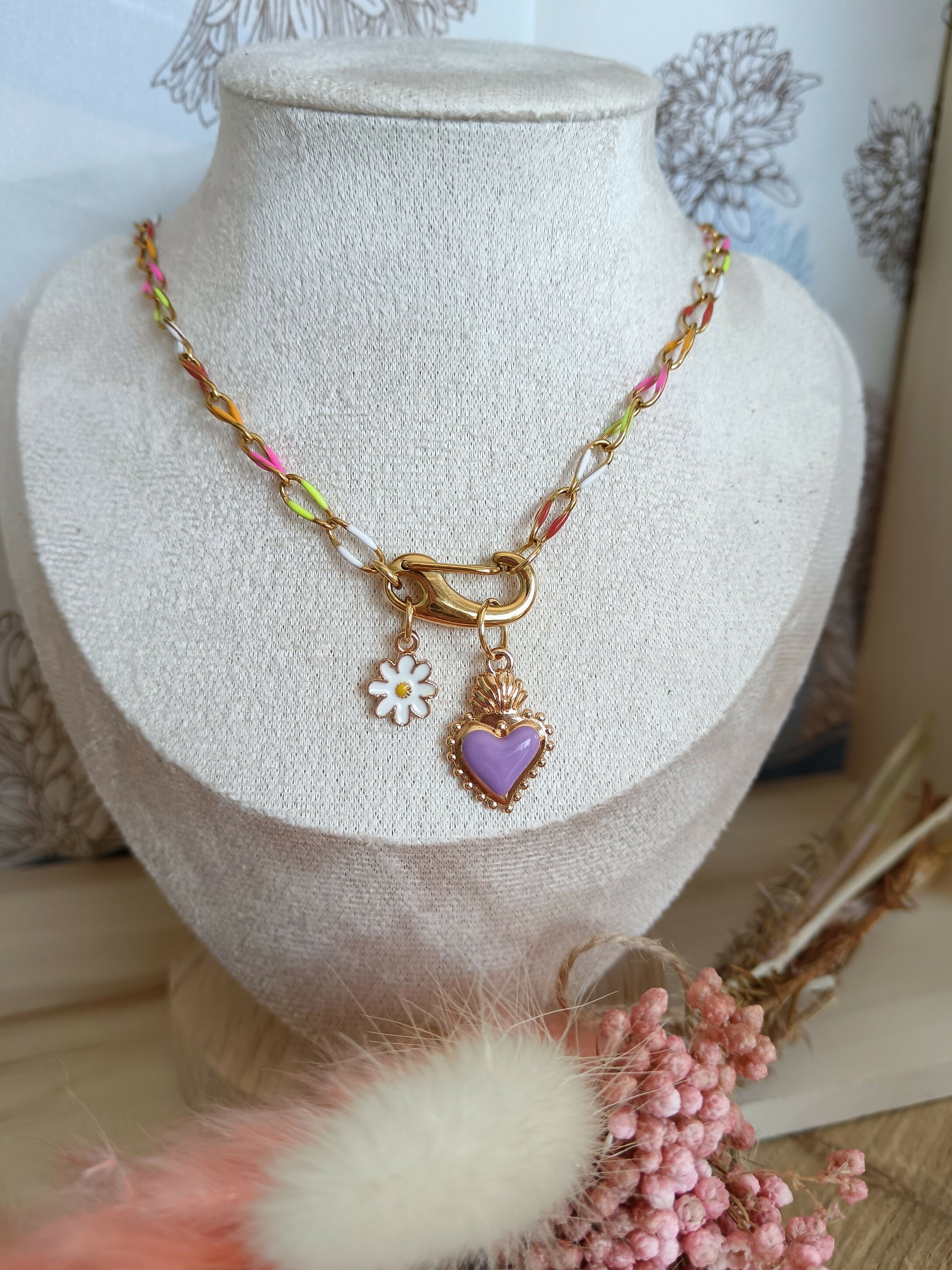 collier primavera violet