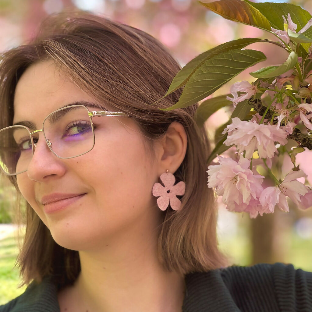 BOUCLES CALLUNE ROSE PORTE 1