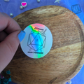 Holographic sticker I fail with panache
