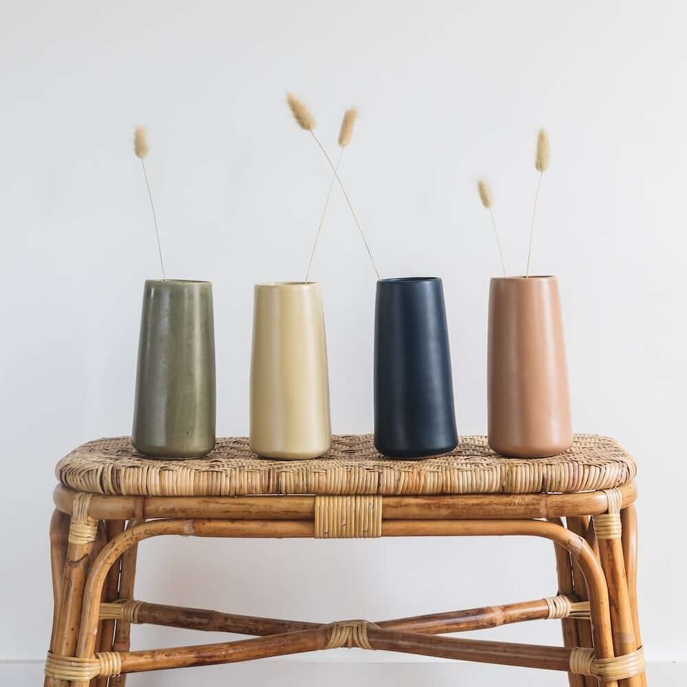 Vase Goberlote kaki