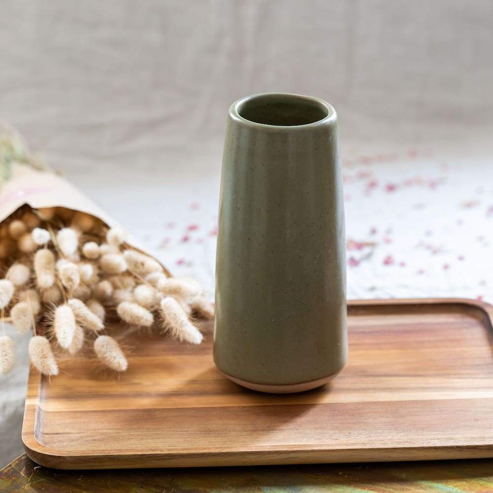 Vase Goberlote kaki