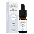 huile de cbd broad spectrum 5% caramel Olympe CBD