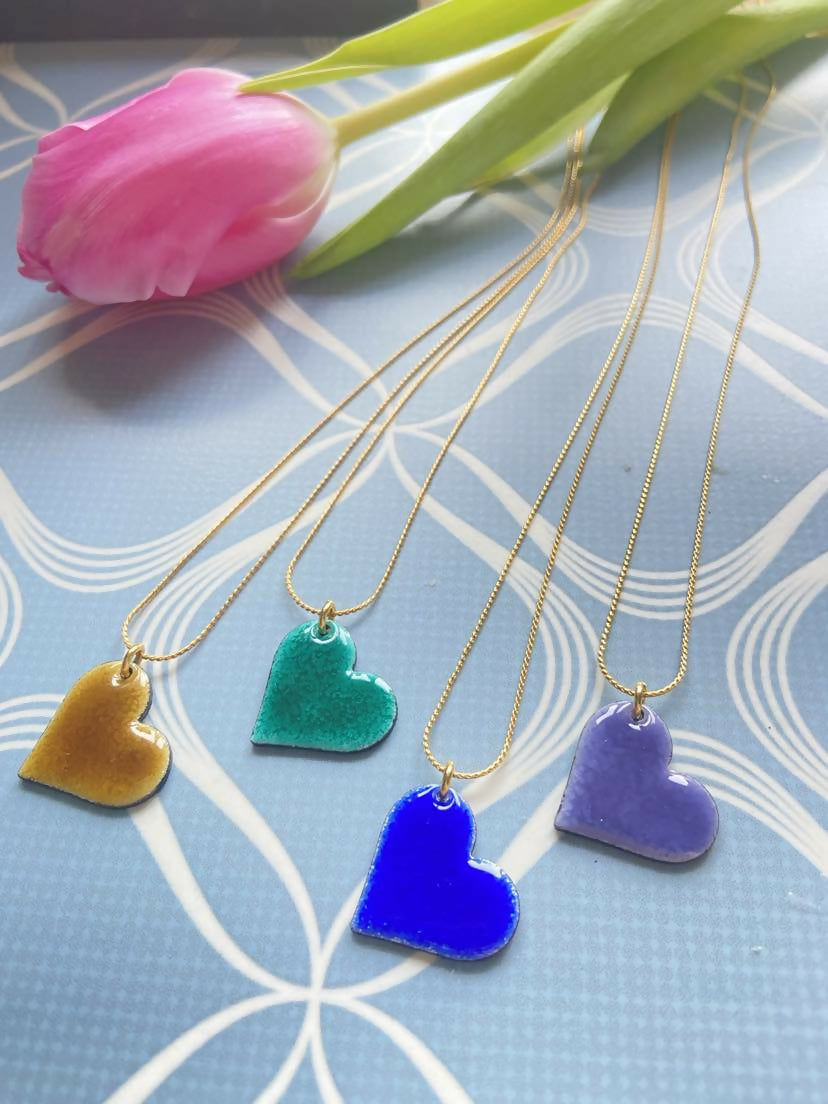 mix collier valentine émail